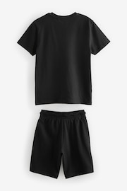 Monochrome Colourblock T-Shirt And Shorts Set (3-16yrs) - Image 2 of 3