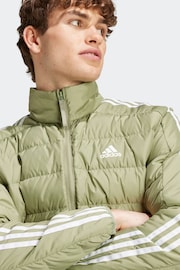 adidas Terrex Green Essentials 3-Stripes Light Down Jacket - Image 5 of 7