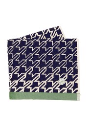 Ted Baker Blue Houndstooth Geo Towel - Image 2 of 3