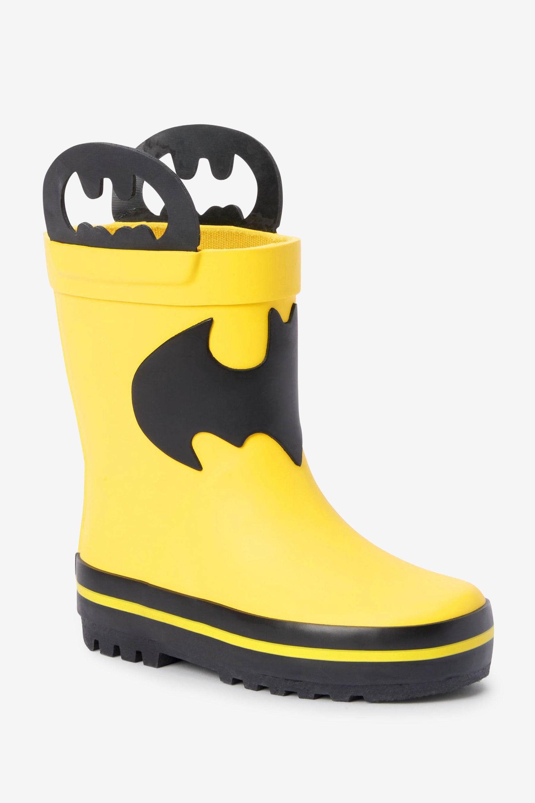 Buy Yellow Batman Handle Wellies from Next Ireland