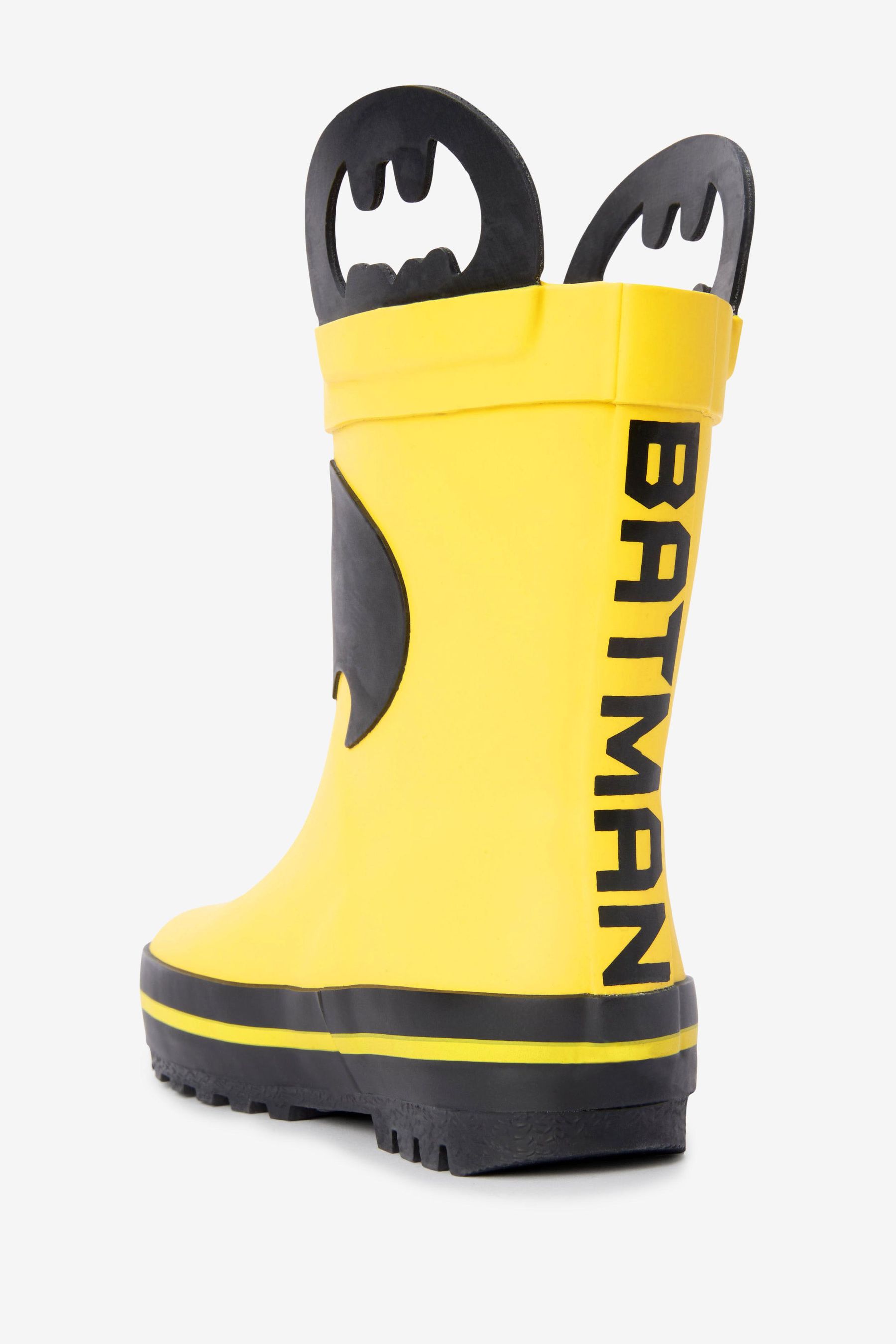 Buy Yellow Batman Handle Wellies from Next Lithuania