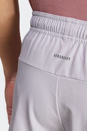 adidas Grey Designed for Training Workout Shorts - Image 3 of 6