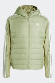 adidas Terrex Green Essentials 3-Stripes Insulated Hooded Hybrid Jacket - Image 6 of 6