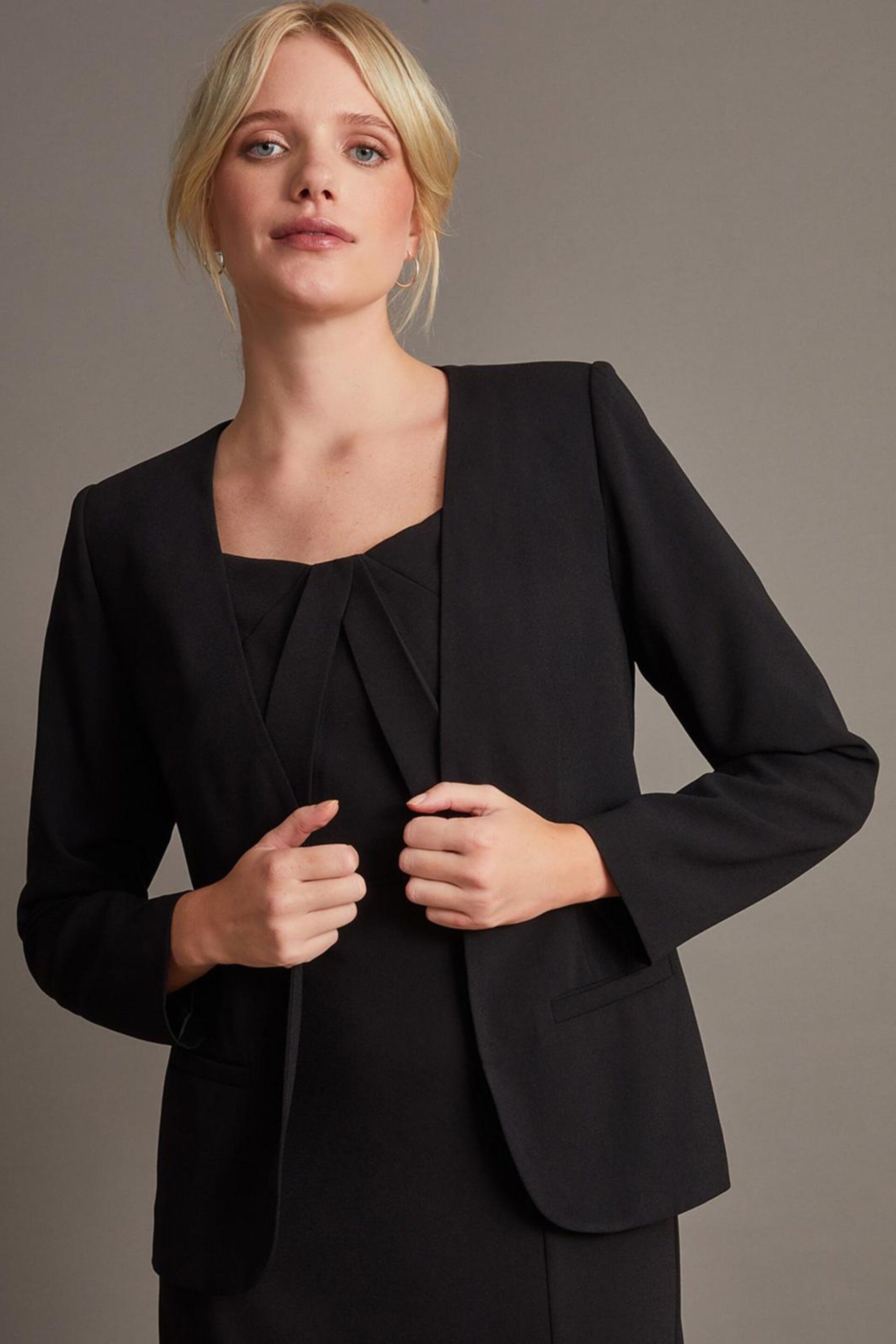 Monsoon Black Occasion Erica Jacket - Image 1 of 5