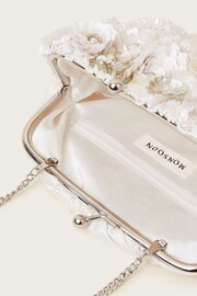 Monsoon Natural Floral Embellished Bridal Bag - Image 3 of 4