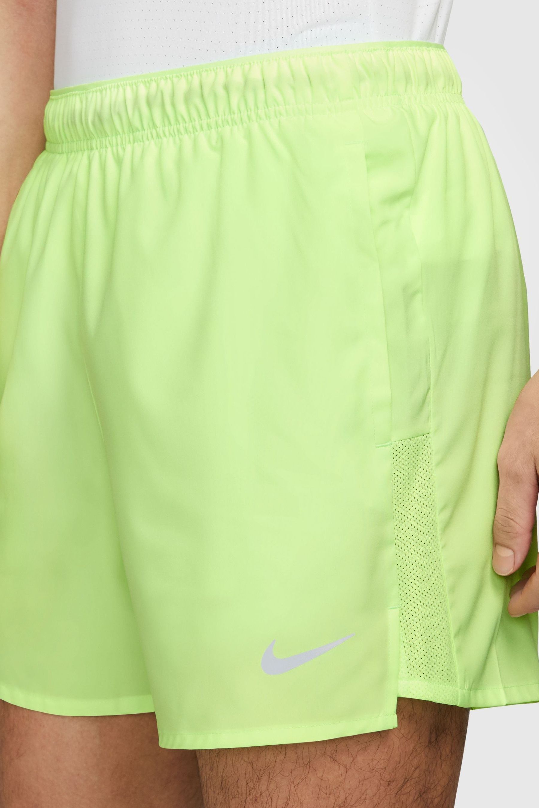Lime green running shorts on sale