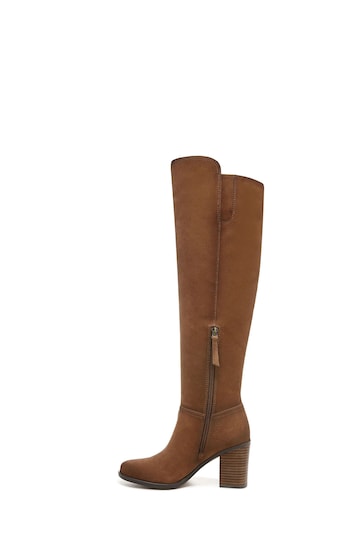 Naturalizer Kyrie Over the Knee Suede Brown Boots