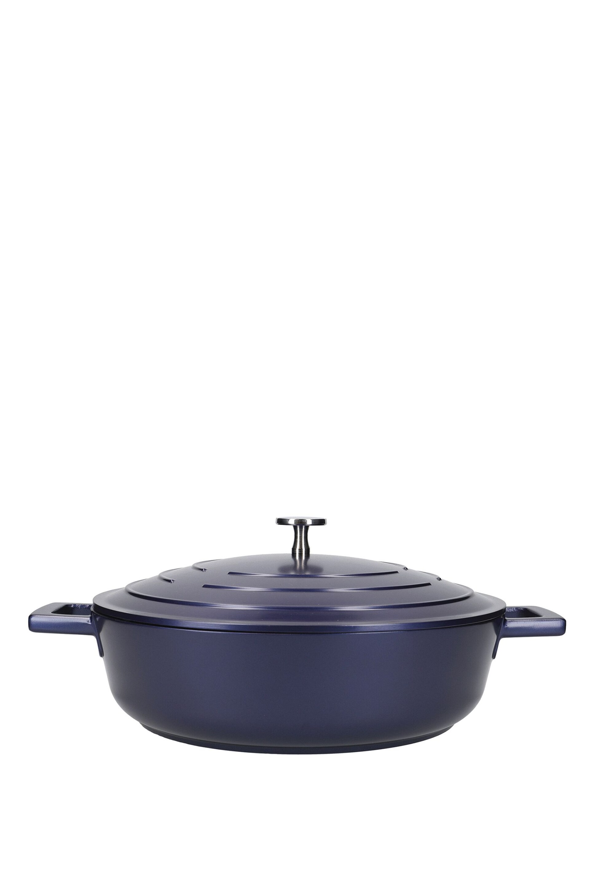 Masterclass Blue 4L Shallow Casserole Dish - Image 3 of 3