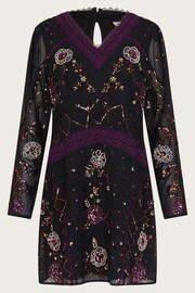 Monsoon Black Embellished Ariah Tunic Dress - Image 4 of 4