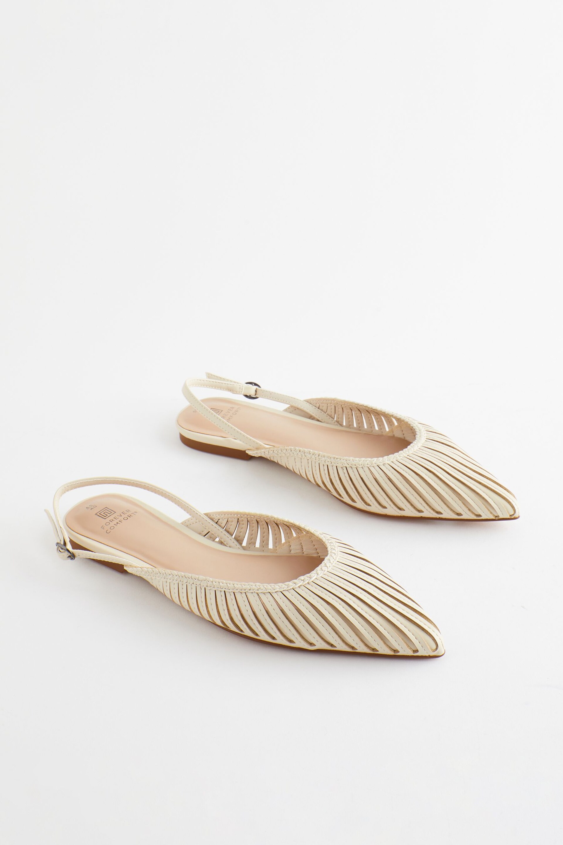 Bone Forever Comfort® Point Toe Slingback Shoes - Image 3 of 7