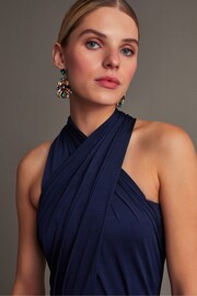 Monsoon Blue Thea Multiway Bridesmaid Dress - Image 3 of 5