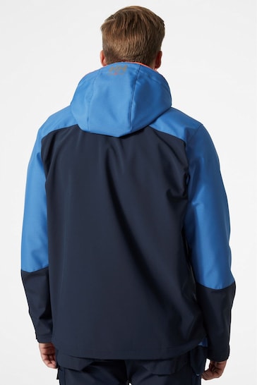 Helly Hansen Blue Oxford Hooded Softshell Jacket