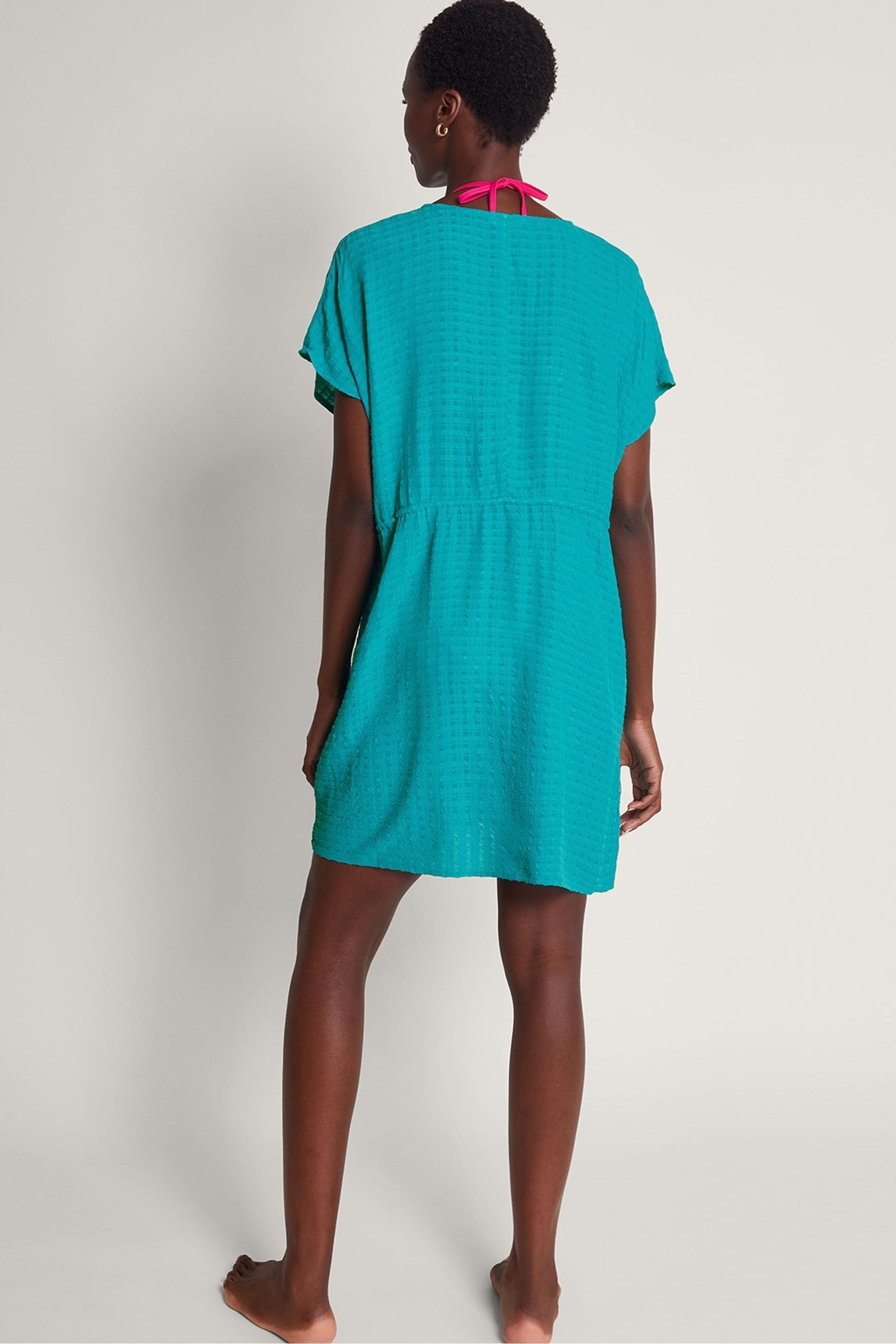 Buy Monsoon Blue Bonita Embellished Kaftan from Next Luxembourg