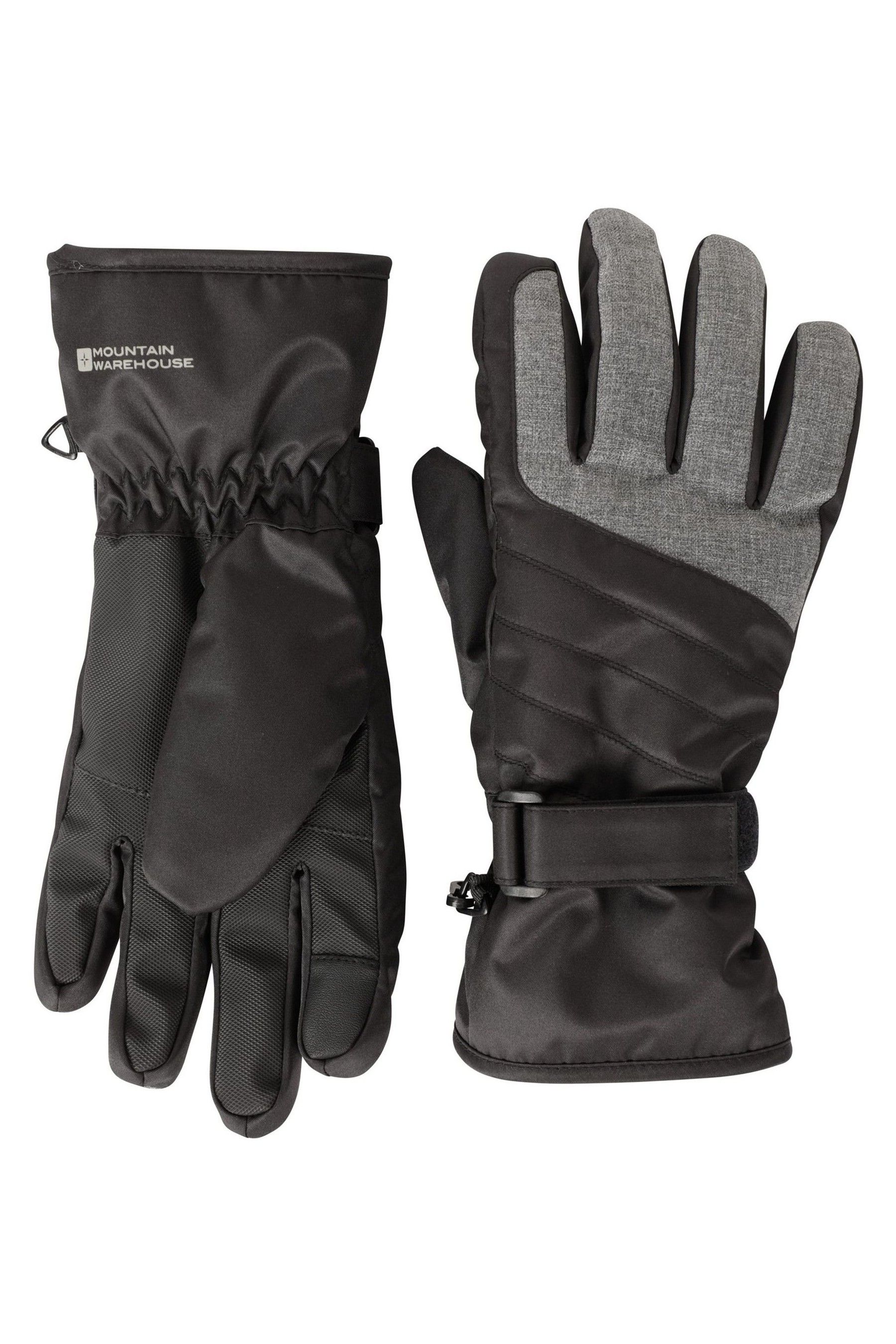 Buy Mountain Warehouse Black Womens Glide Waterproof Ski Gloves from the Next UK online shop