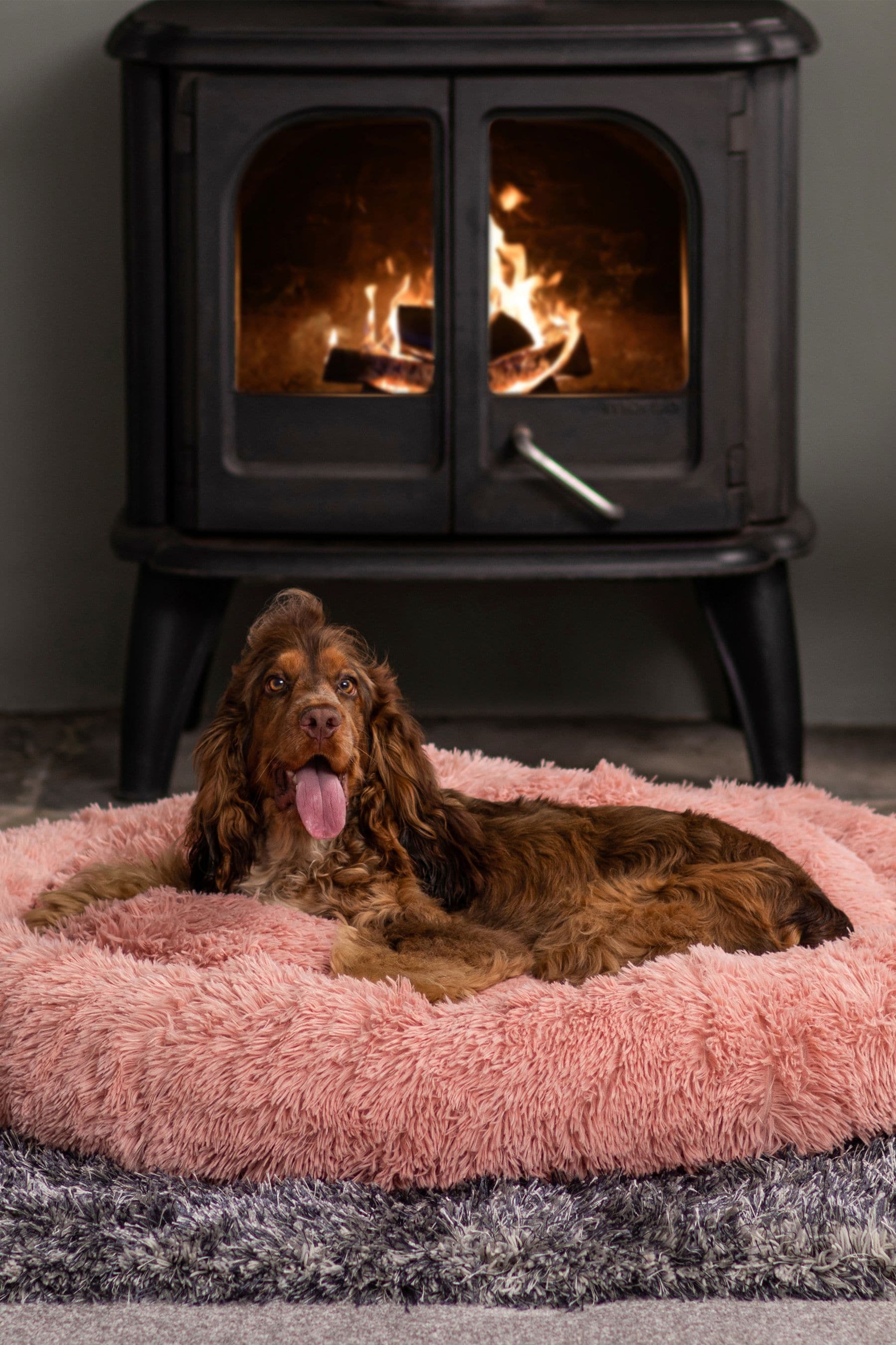 Buy Bunty Pink Seventh Heaven Fluffy Dog Bed from the Next UK online shop