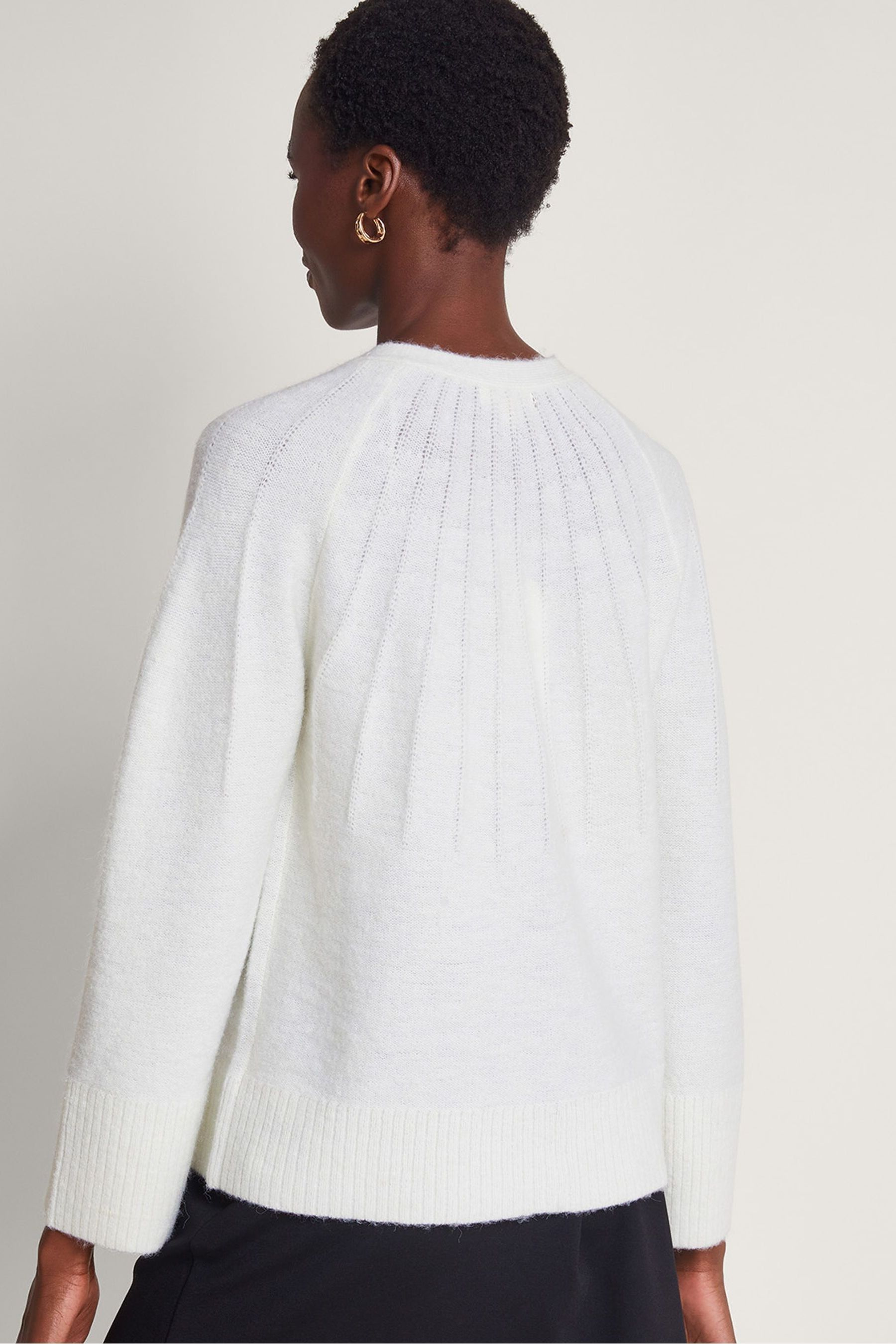 Monsoon white cardigan on sale