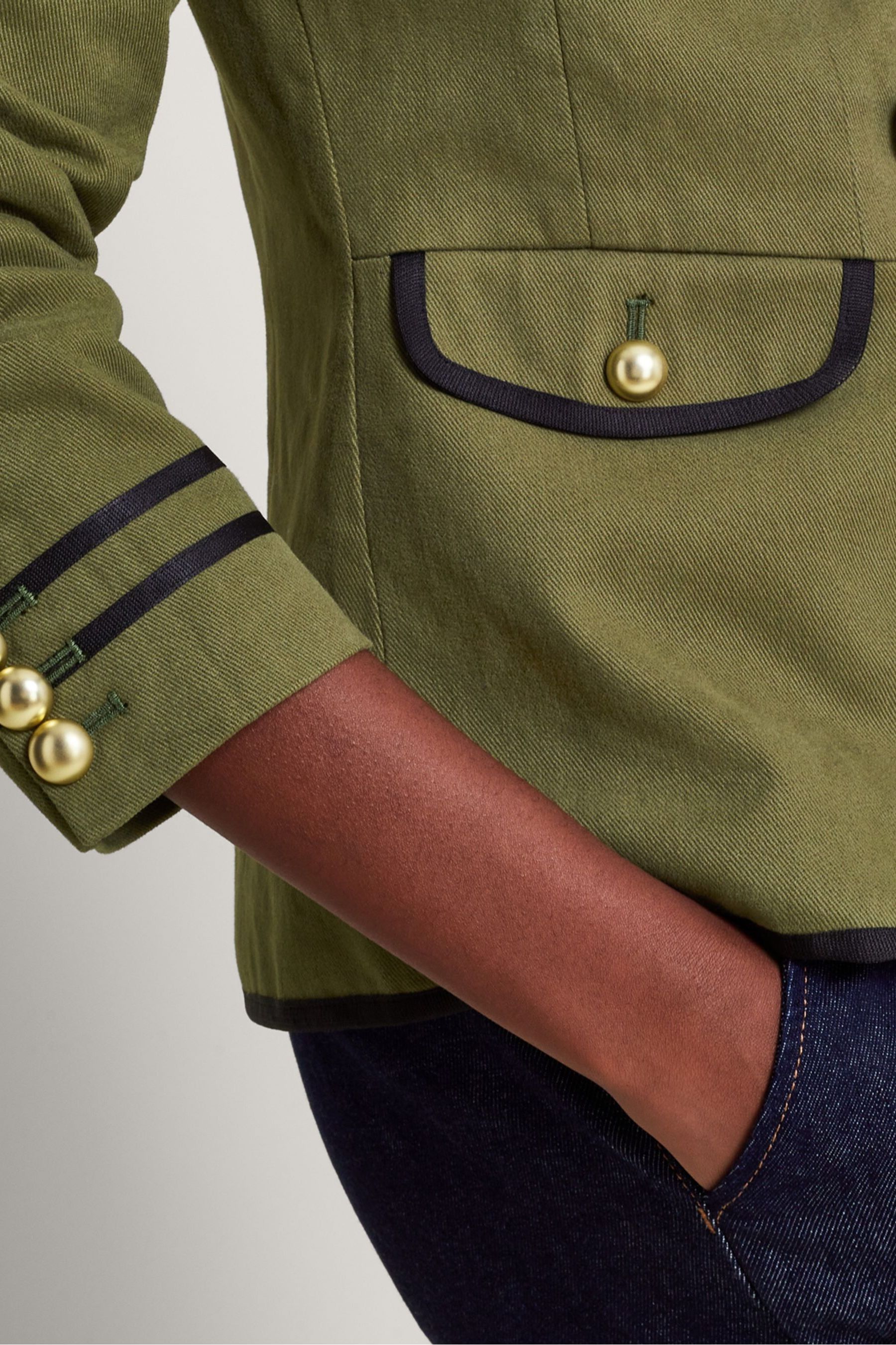 Monsoon military jacket sale