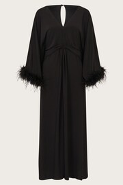 Monsoon Black Feather Pip Maxi Dress - Image 5 of 5