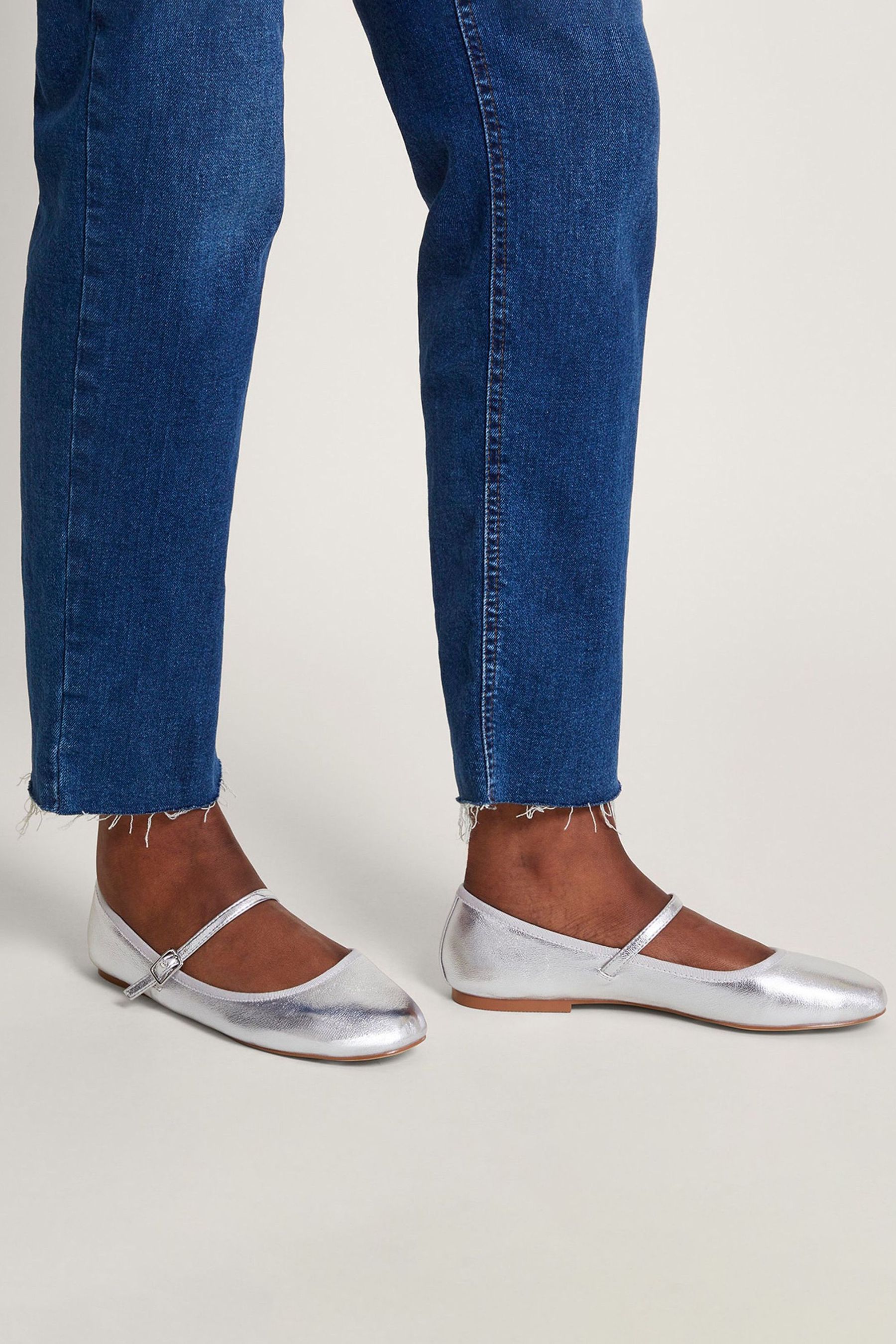 Monsoon silver shoes hot sale