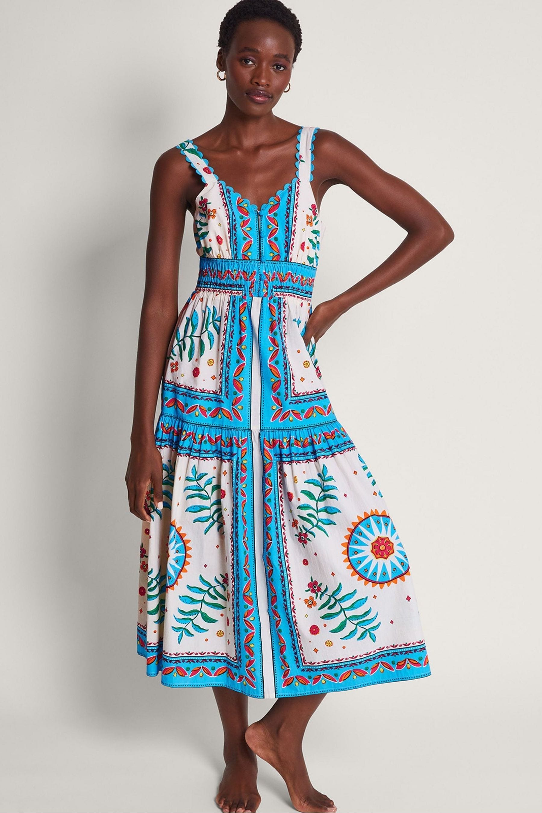 Monsoon print dress 2025