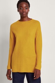 Monsoon Yellow Pia Pocket Jumper - Image 1 of 5