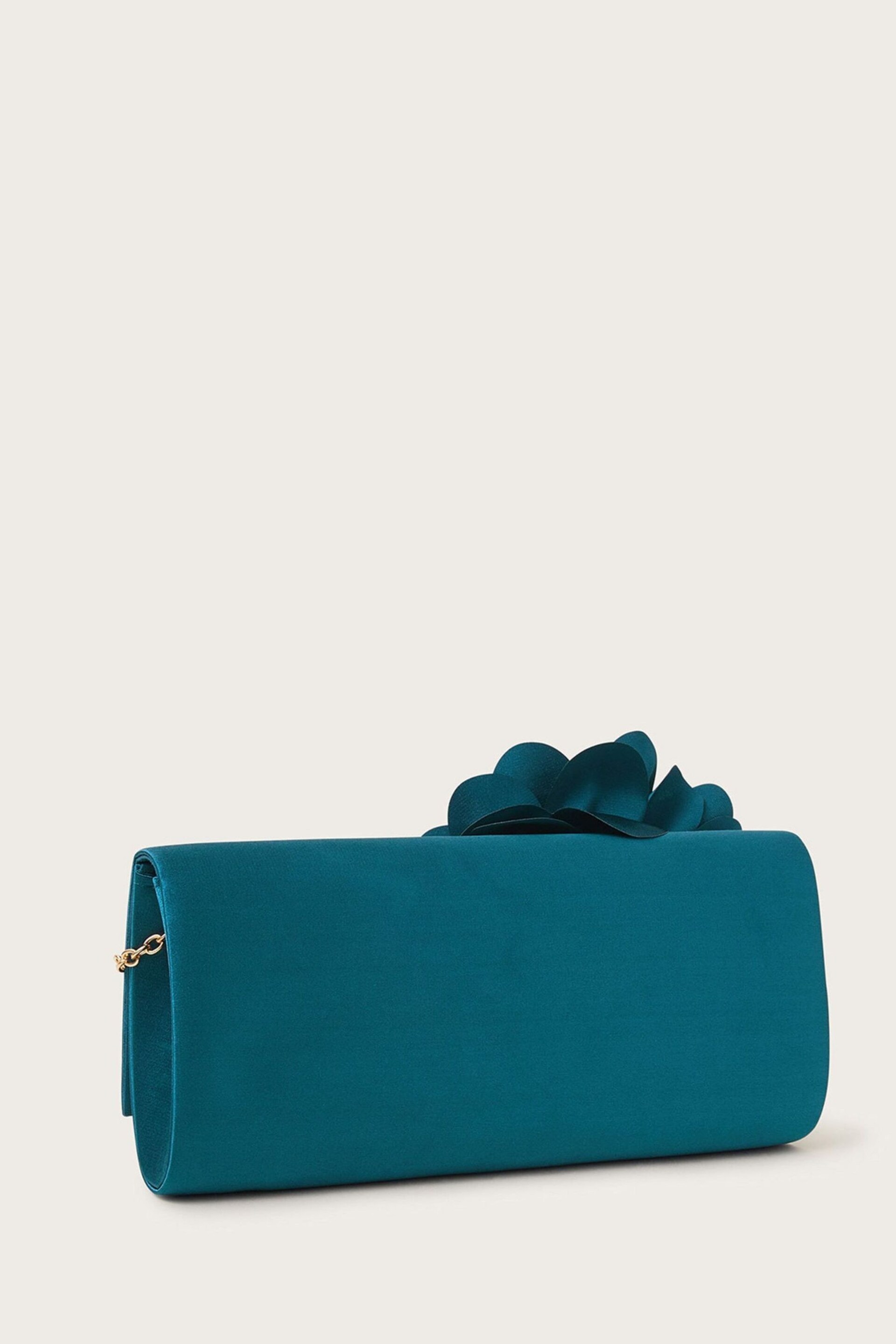 Monsoon Blue Corsage Occasion Bag - Image 2 of 3