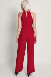 Monsoon Red Cam Cross-Over Jumpsuit - Image 2 of 5