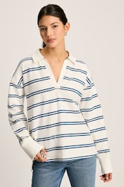 Joules Bayside Cream/Navy Cotton Deck Shirt - Image 1 of 7