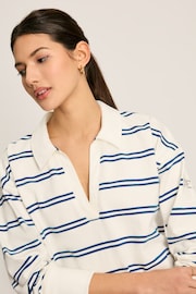 Joules Bayside Cream/Navy Cotton Deck Shirt - Image 3 of 7