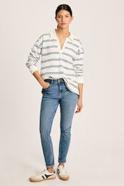 Joules Bayside Cream/Navy Cotton Deck Shirt - Image 4 of 7