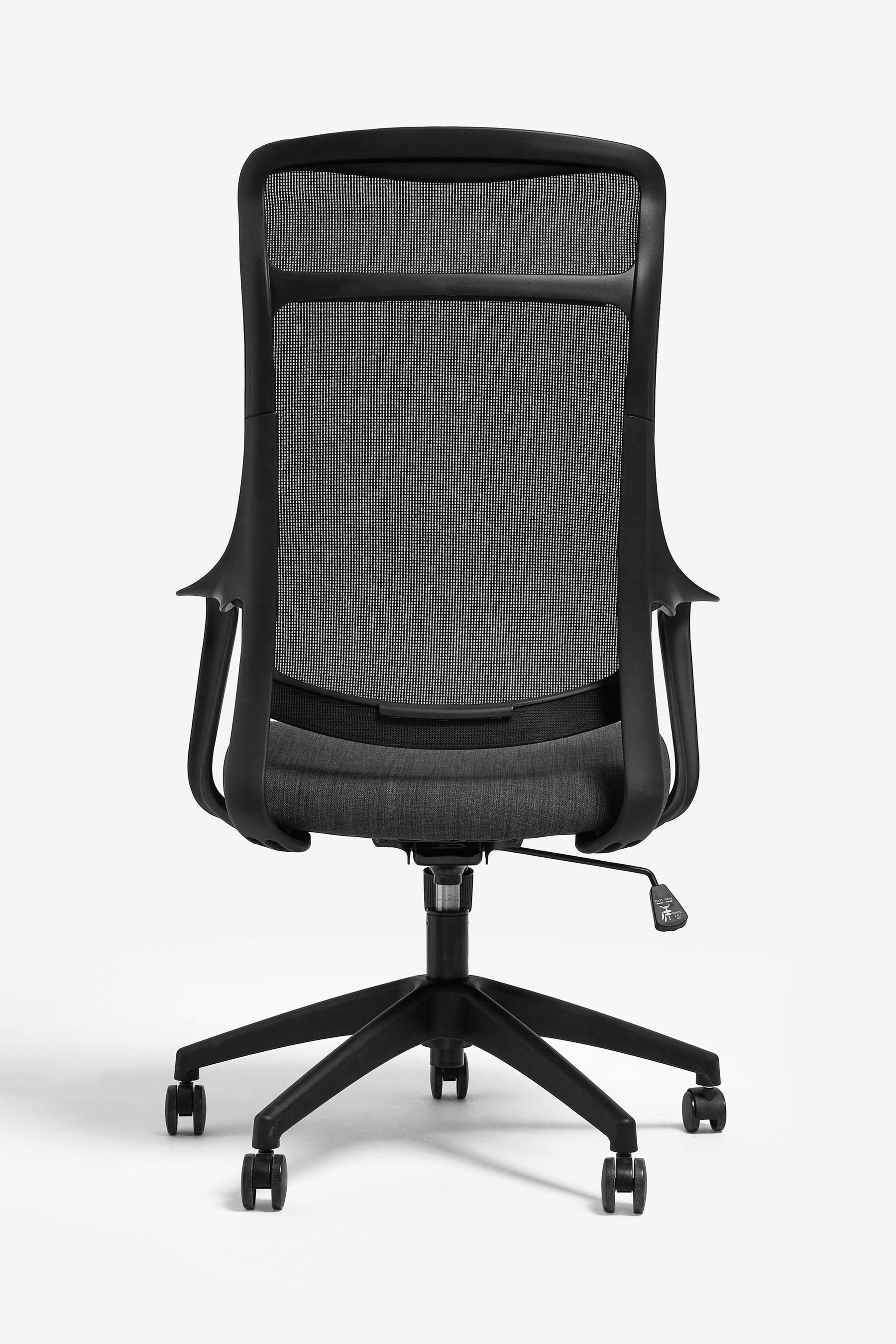 Simple black desk hot sale chair