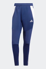 adidas Blue Tiro24 Joggers - Image 6 of 6