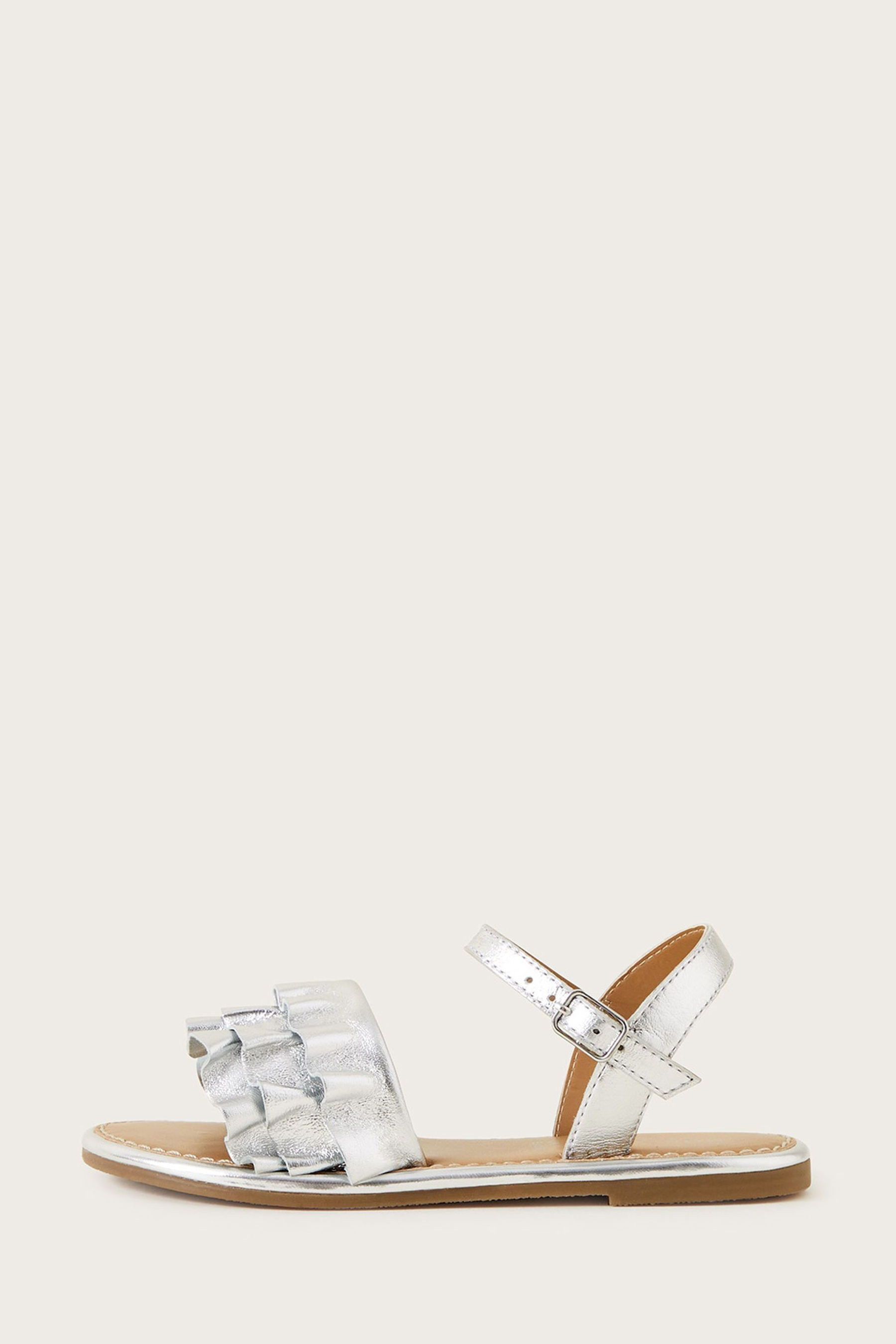 Monsoon silver sandals store