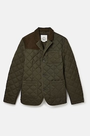 Joules Jasper Green Diamond Quilted Blazer - Image 10 of 10