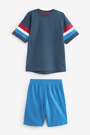 Red/Blue/White Short Pyjamas 3 Pack (1.5-16yrs) - Image 4 of 6