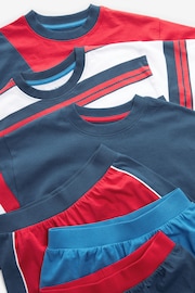 Red/Blue/White Short Pyjamas 3 Pack (1.5-16yrs) - Image 5 of 6