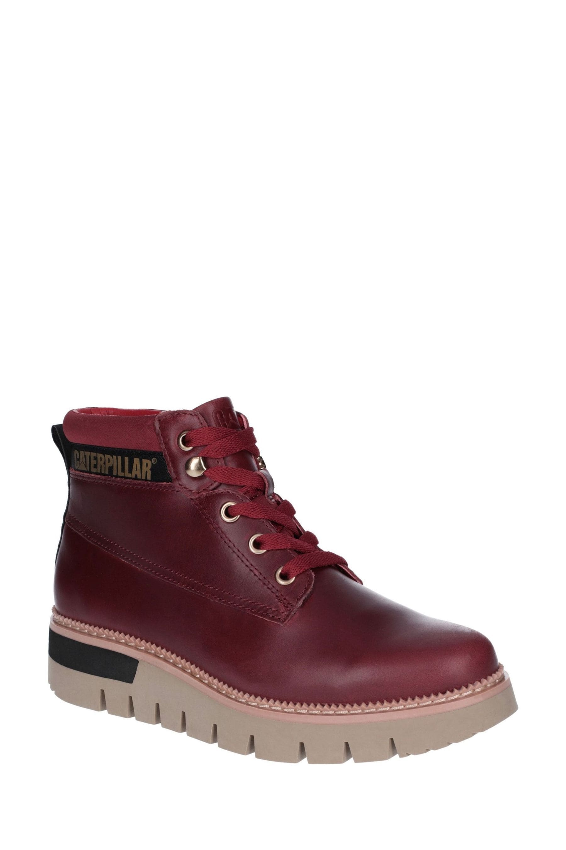Cat top wedge boots