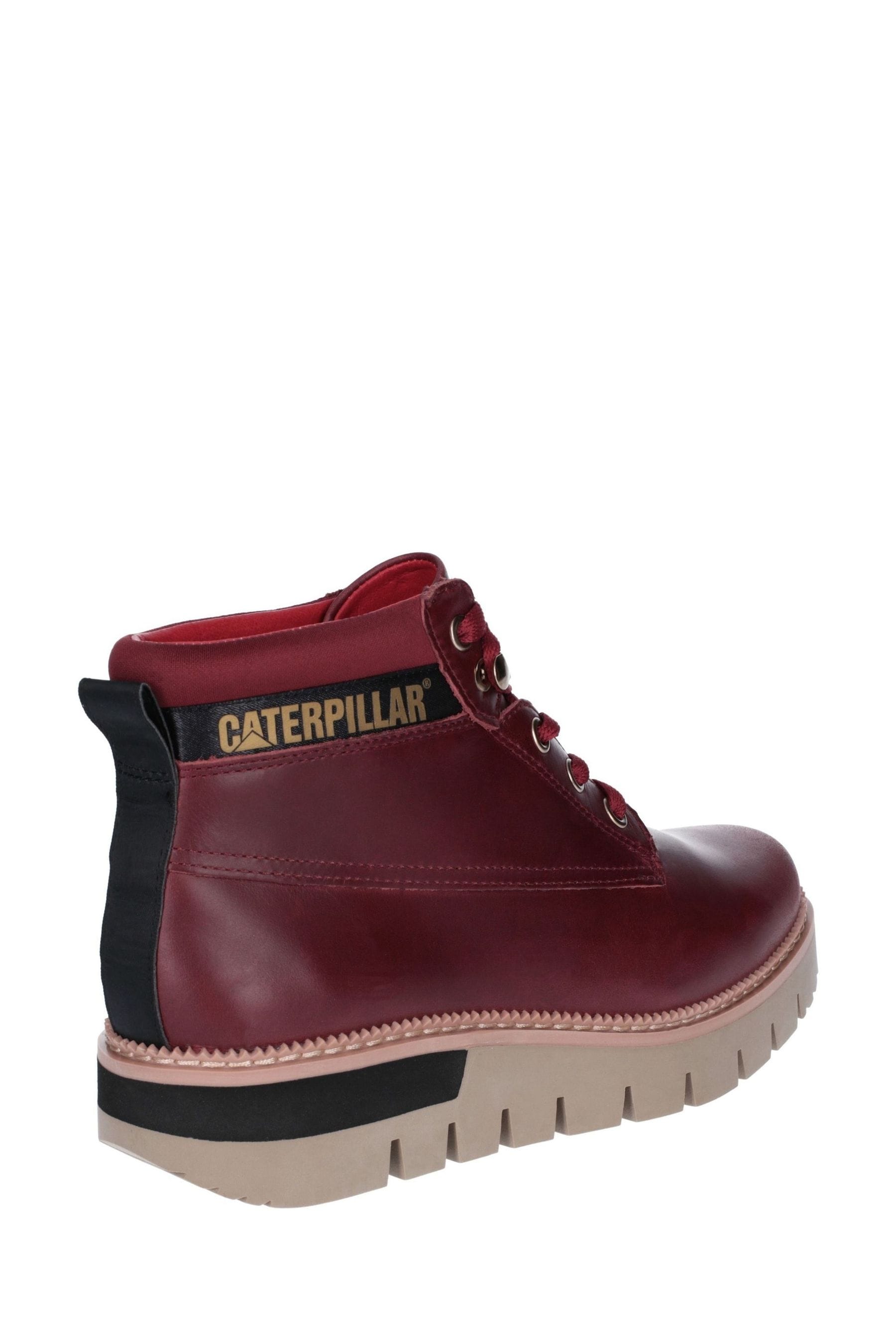 Caterpillar wedge boots top