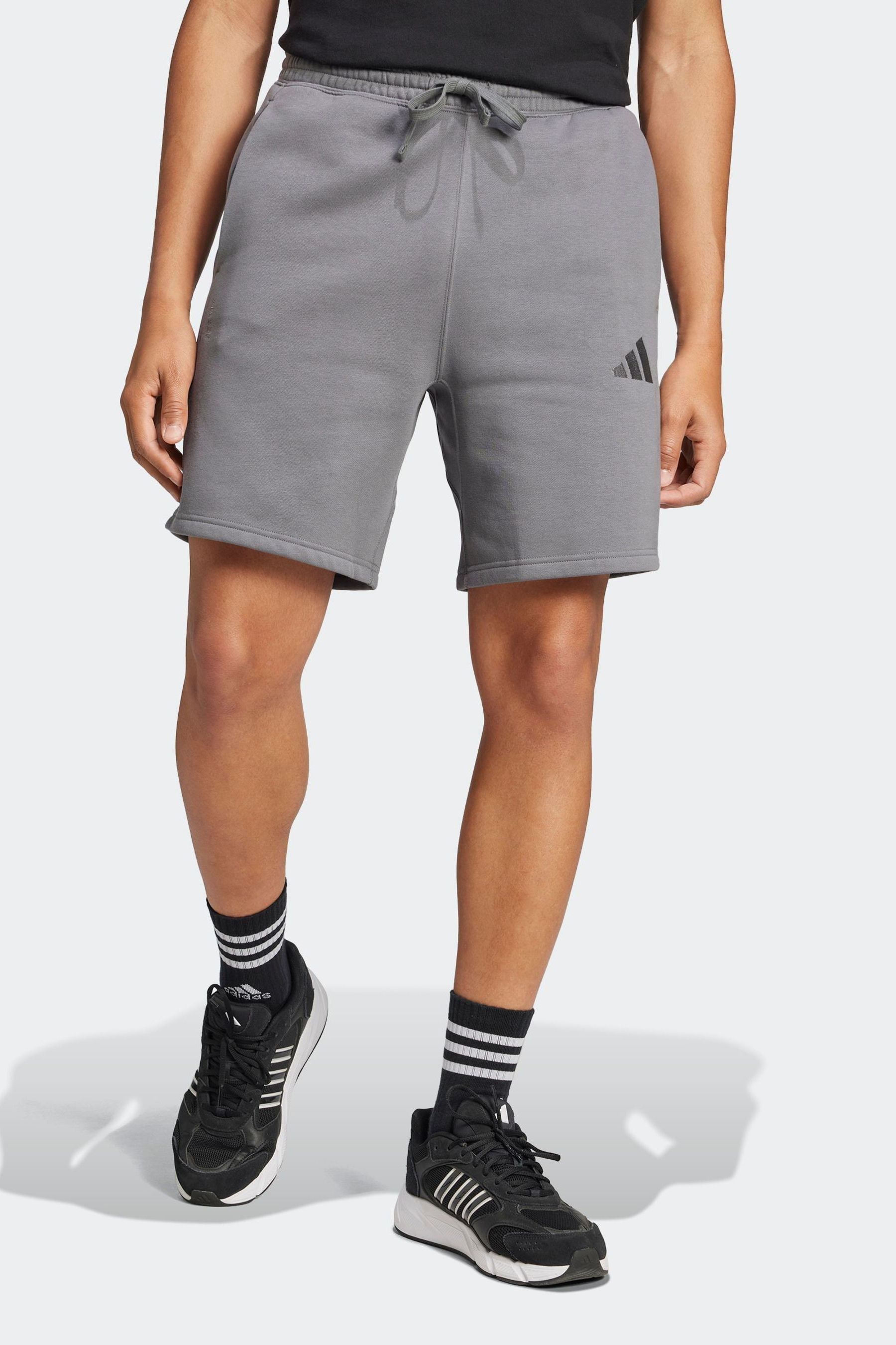 Adidas sweatpant shorts online