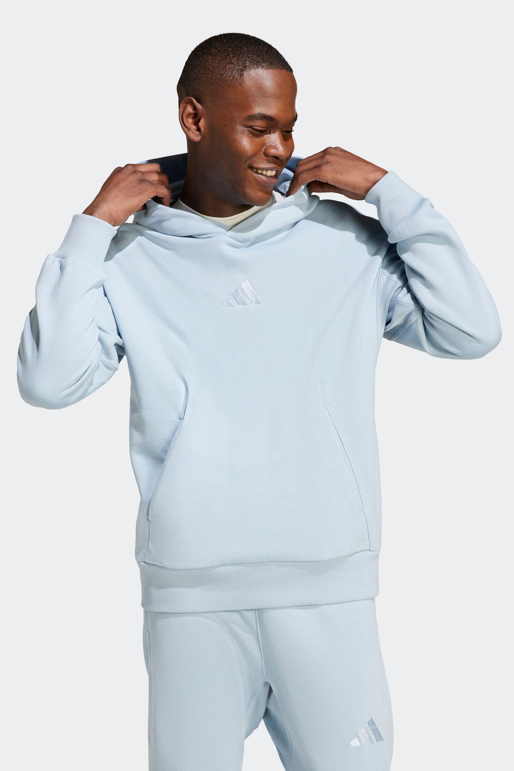 Small adidas logo hoodie clearance