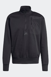 adidas City Escape Fleece Half-Zip Sweatshirt - Image 7 de 7