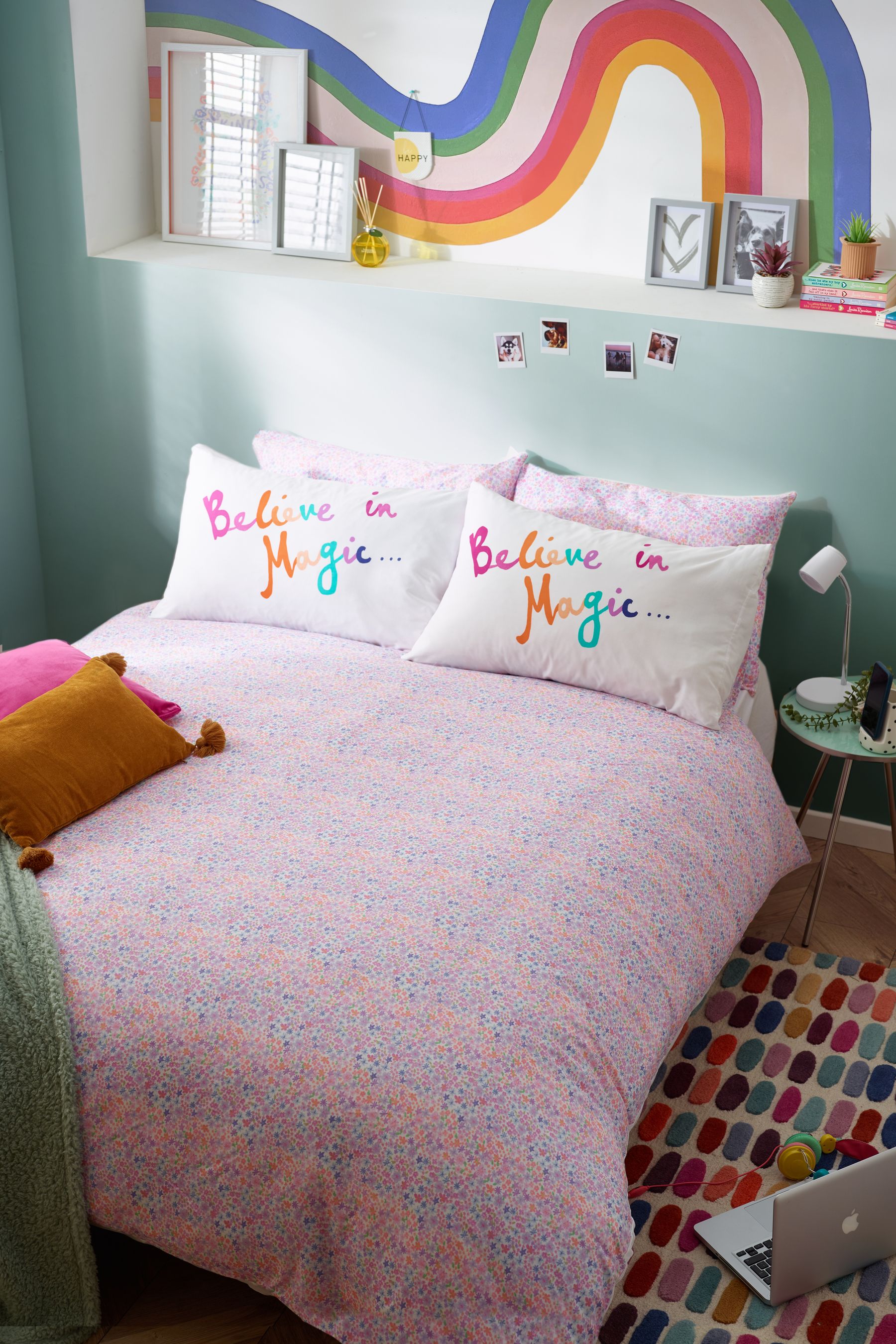 Floral unicorn bedding shop