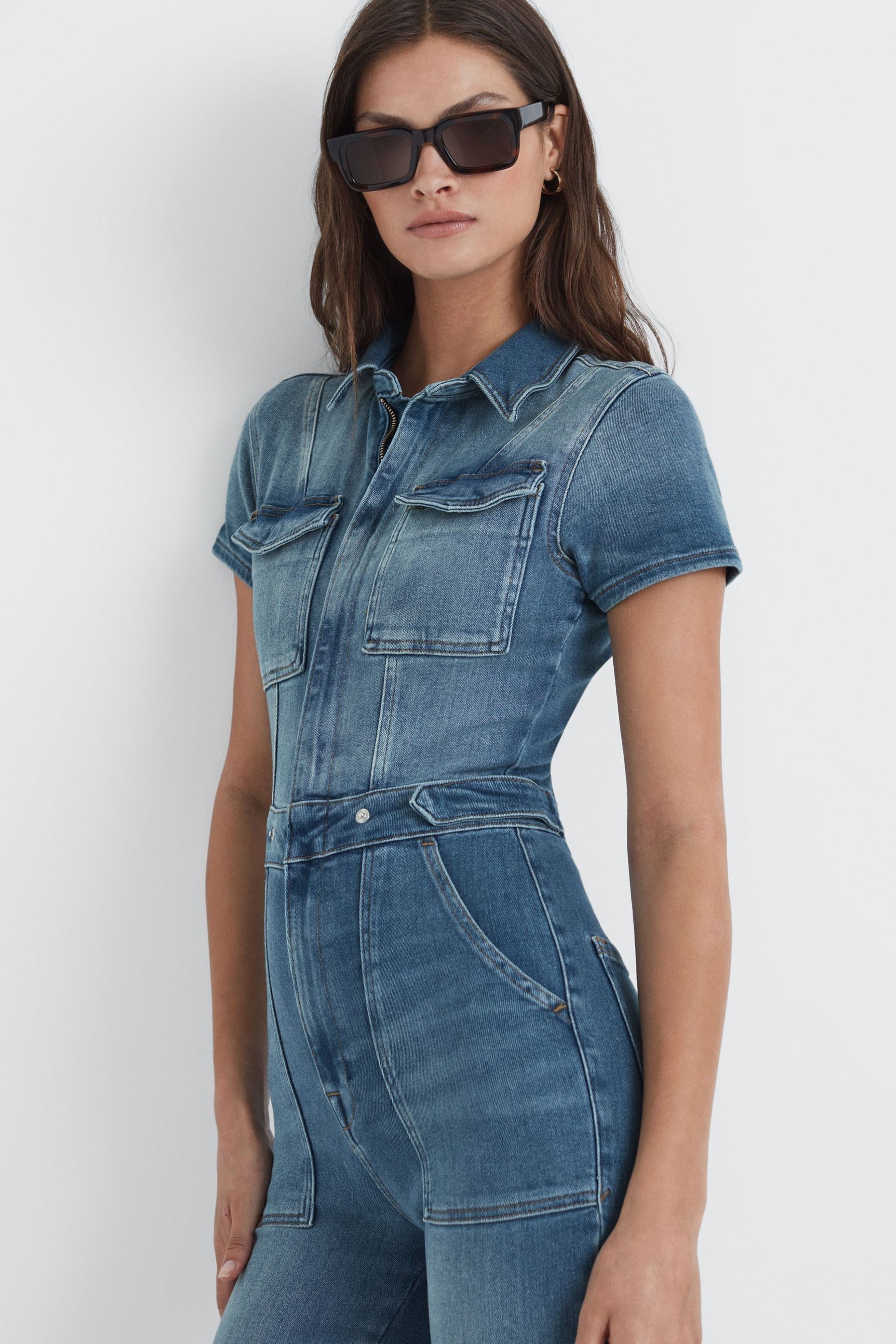 Buy Good American Denim Bootcut Jumpsuit from the Next UK online shop