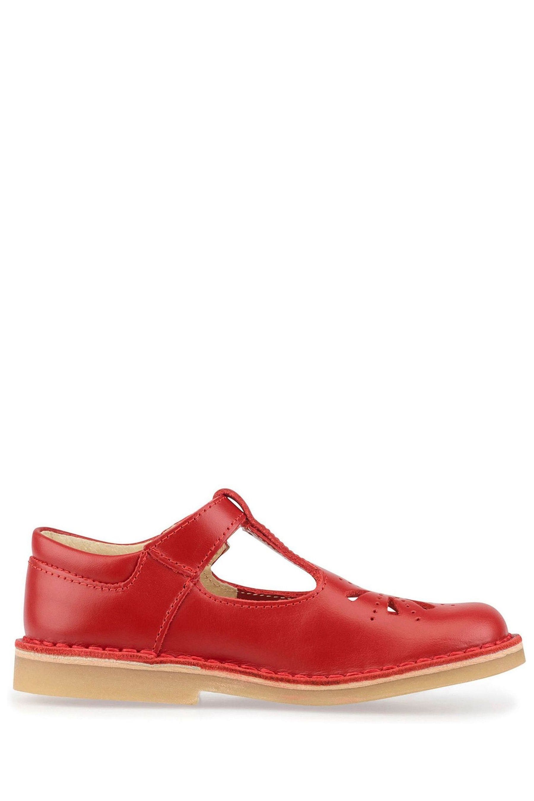 Girls red clearance shoes uk