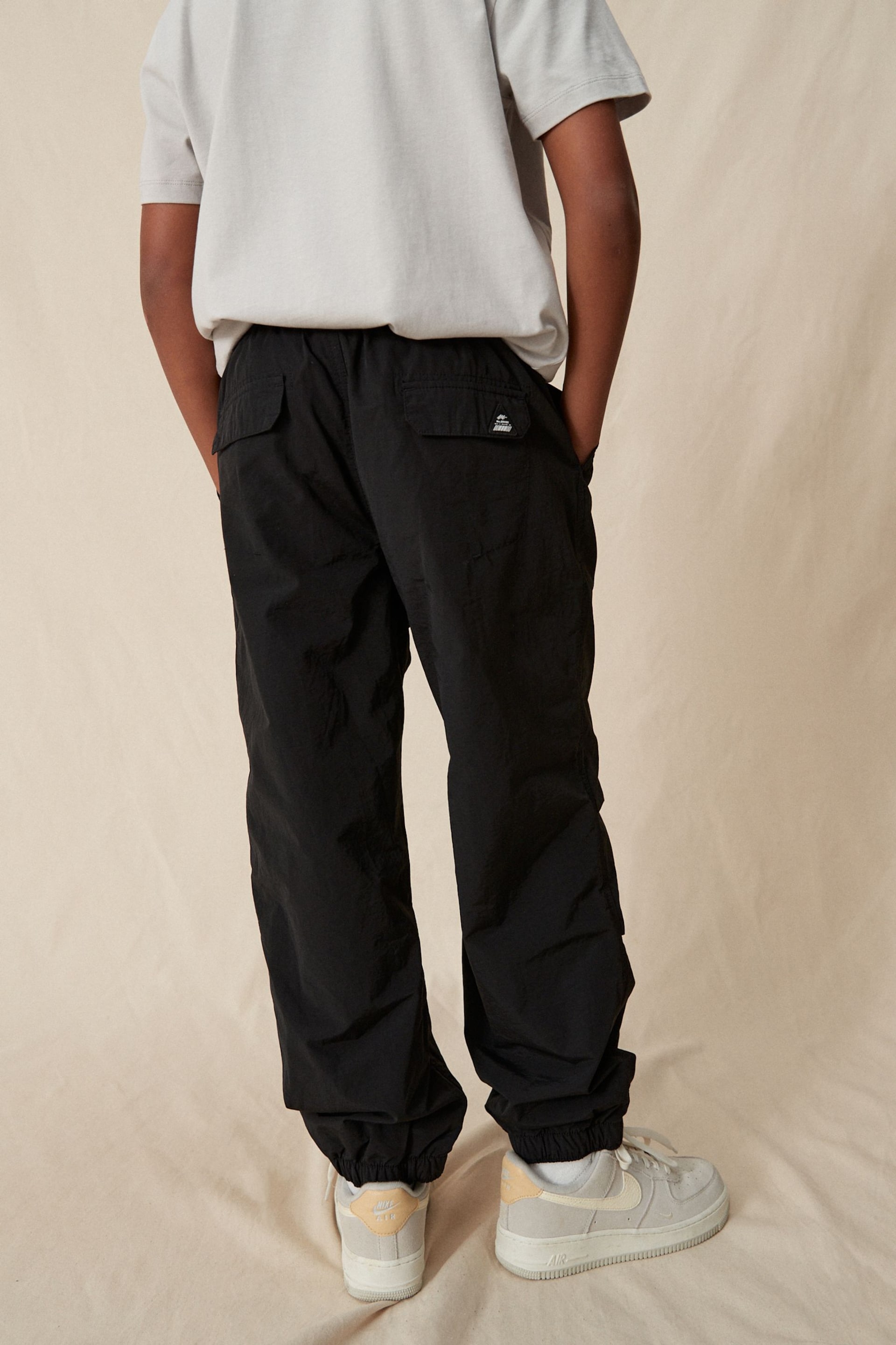 Black Parachute Trousers (3-16yrs) - Image 2 of 7