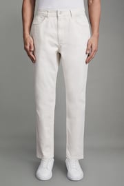 Reiss Ecru Santorini R Relaxed Tapered Jeans - Image 1 of 5