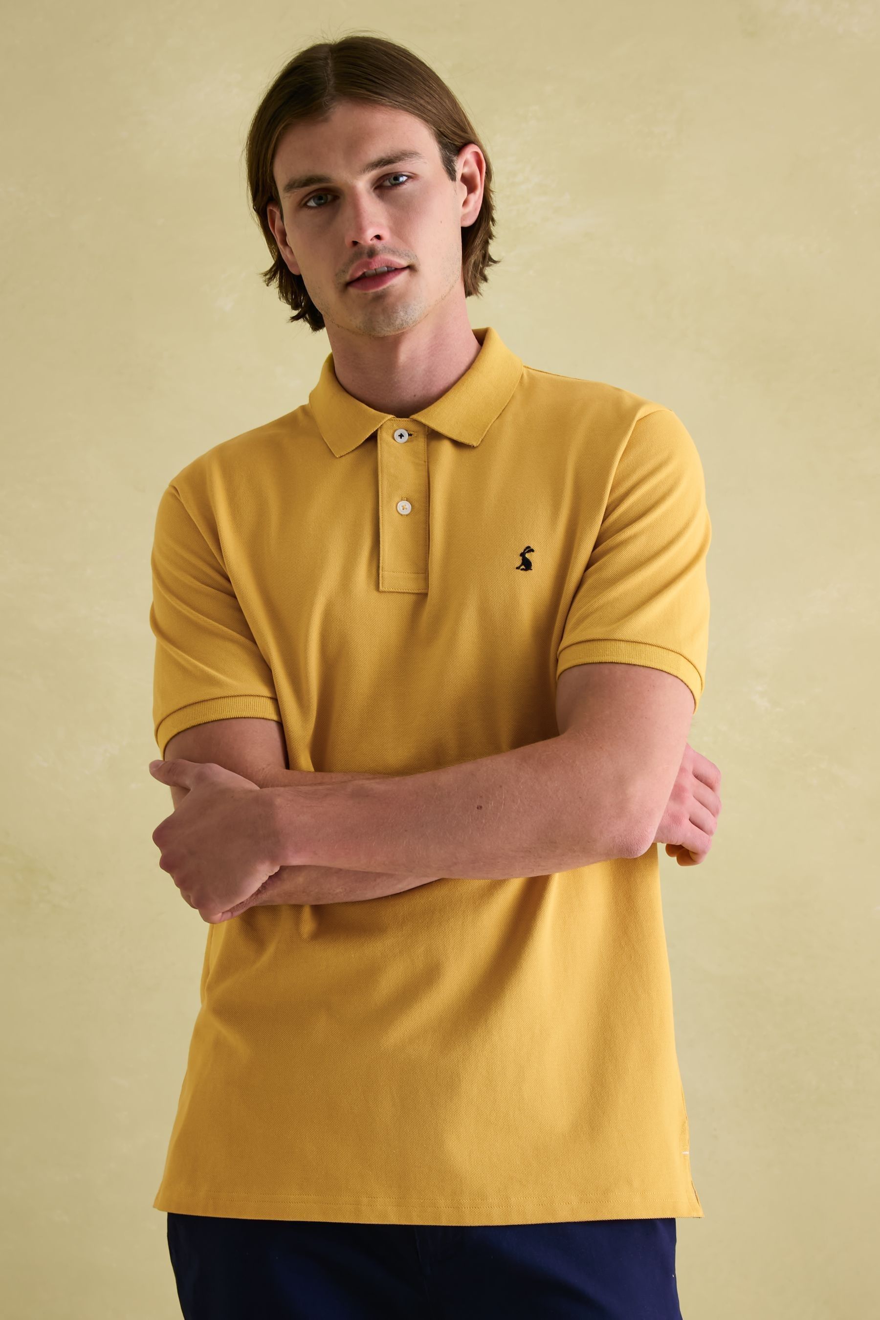 Bright yellow polo sales
