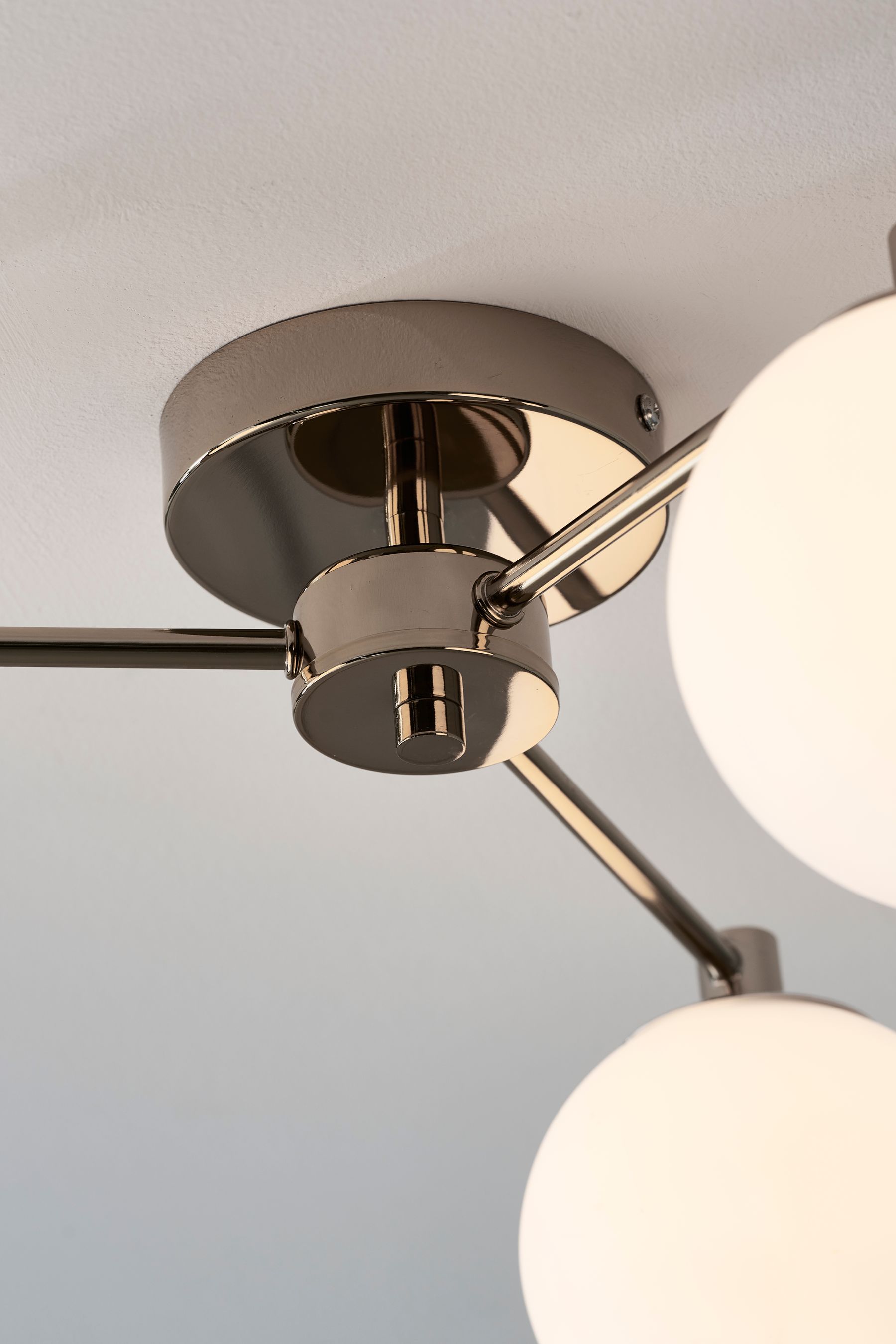 Gold Pasadena 3 Light Flush Ceiling Light