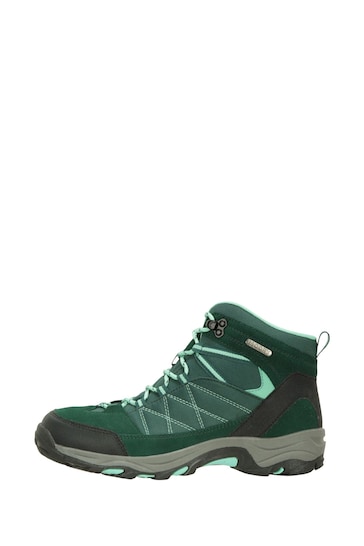 Mountain Warehouse Green Rapid Womens Waterproof Walking Boots