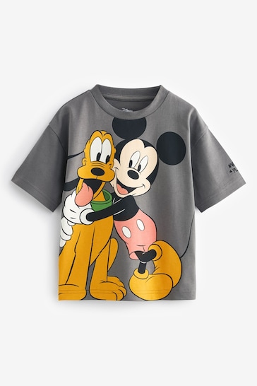 Grey Short Sleeve Mickey T-Shirt (6mths-8yrs)